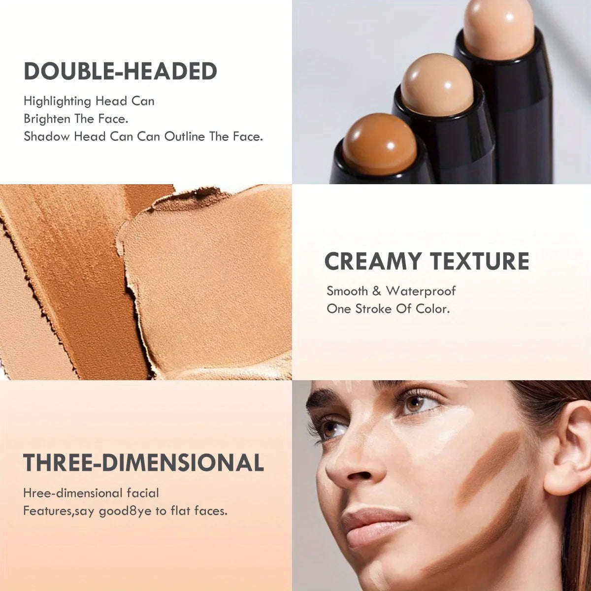 Double Head Highlight Pen Face Make Up