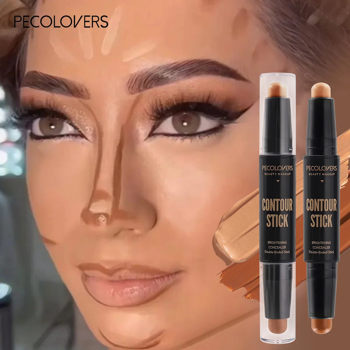 Double Head Highlight Pen Face Make Up