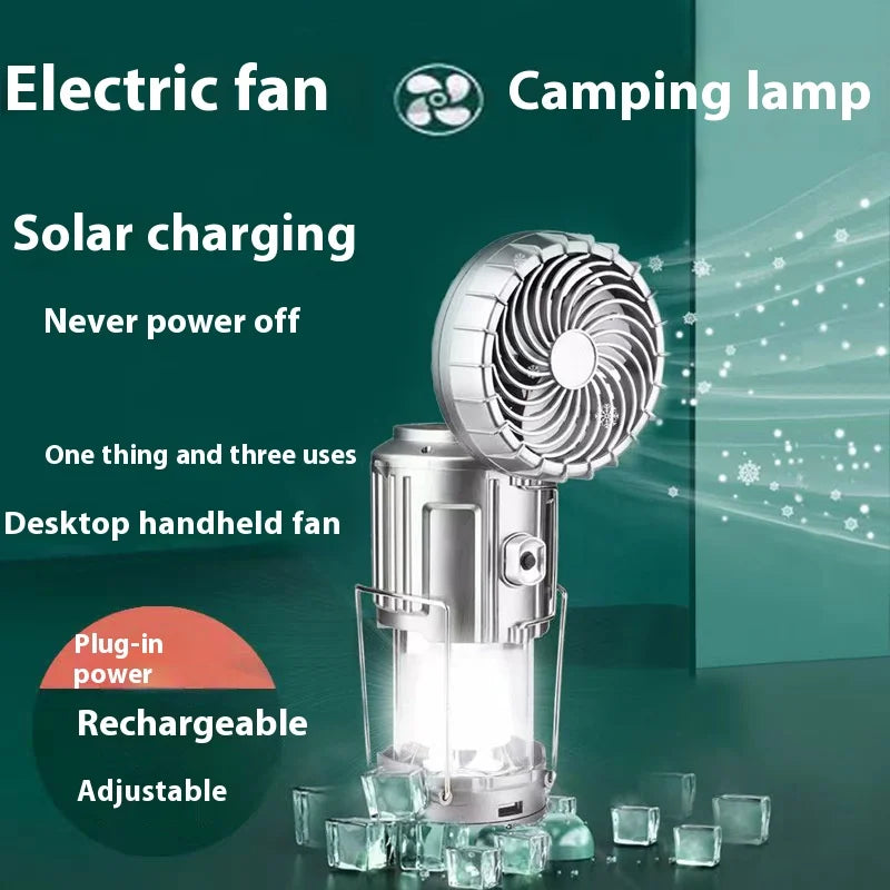 Solar Fan Lamp