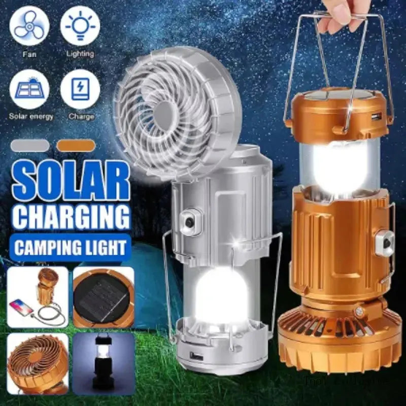 Solar Fan Lamp