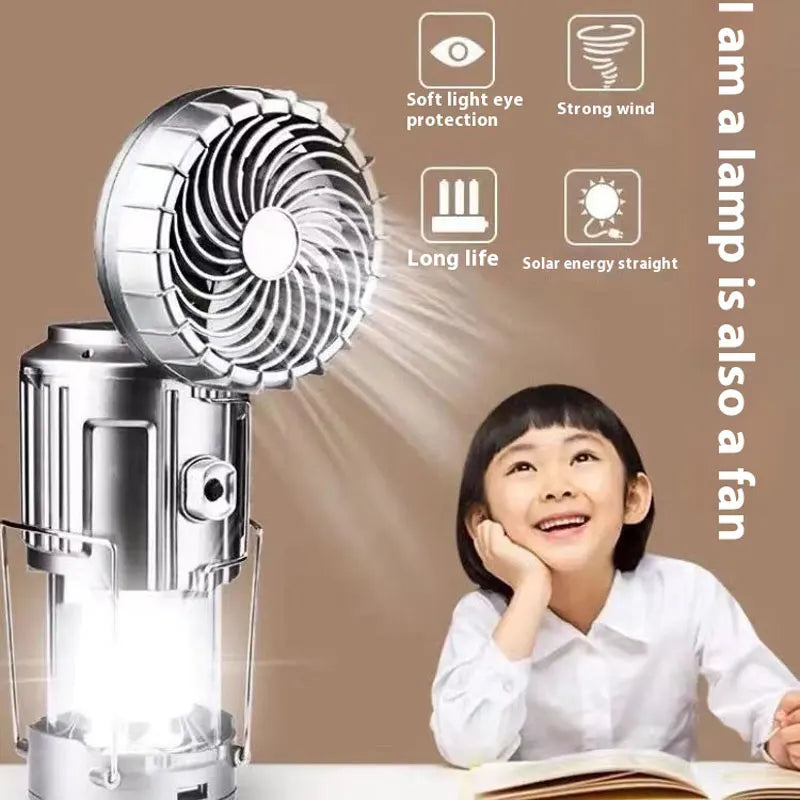 Solar Fan Lamp