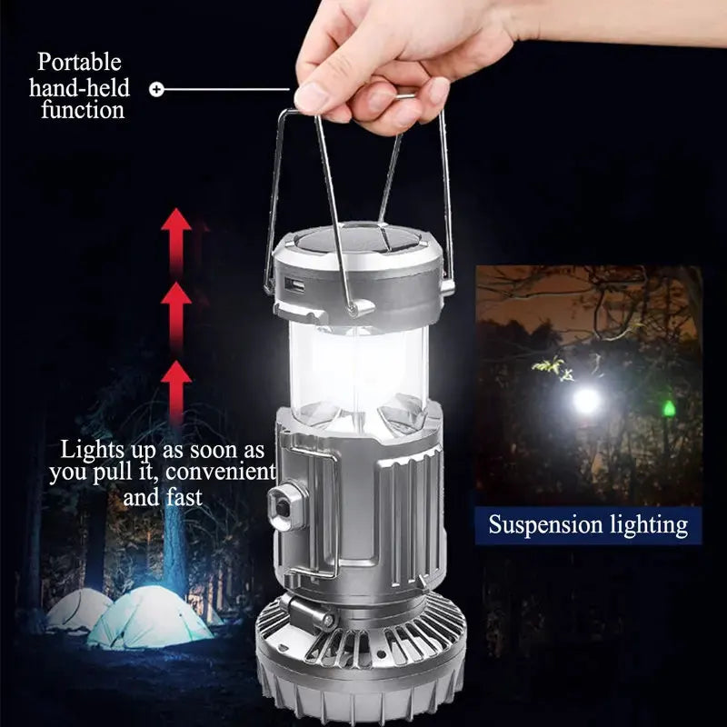 Solar Fan Lamp